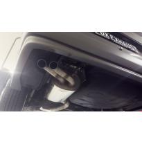 Silenciador final Mercedes E-Klasse 124 Ã70mm - 2x55 tipo 28 (d Fox exhaust