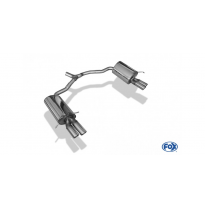 Escape FOX Mercedes E-Class Cabrio A207 4 cylinders escape final duplex - 2x70 16 duplex