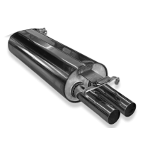 Mercedes W123/S123 - 4 cilindros Silenciador final - tipo 2x55 Fox exhaust