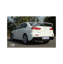 Escape FOX Mitsubishi Lancer Evolution X escape final cross salida duplex - 1x129x106 32 duplex