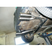 Escape FOX Opel Corsa B escape final salida duplex &amp;#216;60mm - 2x80 13 duplex