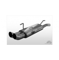 Escape FOX Opel Astra F-CC escape final 3 puntos de fijacion en la entrada - 2x76 18