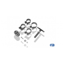 Escape FOX Opel Astra G Coupe escape final salida duplex &amp;#216;63,5mm - 135x80 53 duplex