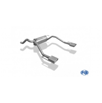 FOX Escape trasero salida cruzada derecha / izquierda - 135x80 tipo 53 Opel Astra J sedán Año:Desde 2009 1,6l 125/132/147kW