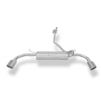 Silenciador final derecho/izquierdo y silenciador delantero para Chevrolet Trax 4x4 Fox exhaust