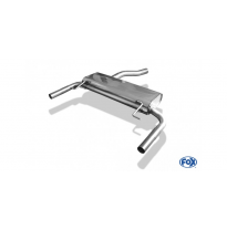 Escape FOX Renault Clio III B Sport reestyling escape final cross exit duplex without tail pipes (for the original tail pipes)