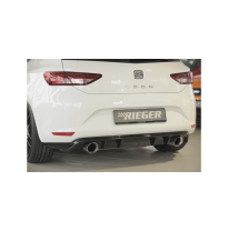 Rieger Difusor trasero  Leon Cupra (5F): 01.17 - (Facelift) 5-dr. (ST/station wagon)