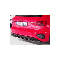 Rieger Difusor trasero Audi A3 GY Sportback ABS Glänzend