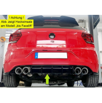 Parachoques Rieger VW Polo AW GTI Facelift ABS - brillante - para 4x1 Fox exhaust