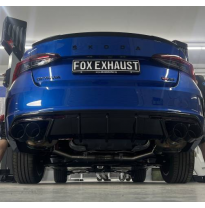 Silenciador final derecho/izquierdo Skoda Octavia NX RS - Tipo 2x100 Fox exhaust