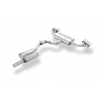 Salida del silenciador final derecha/izquierda para Skoda Karoq 4x4 - 2x115x85 ty Fox exhaust
