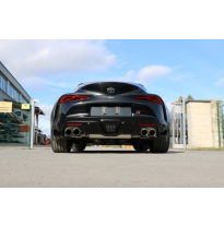 Silenciador final JTSC para Toyota Supra con escape válvula - 2x100 Fox exhaust