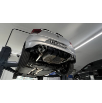 VW Polo AW1 incl . Facelift silenciador final derecho/izquierdo - 2x100 Fox exhaust