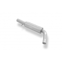 Silenciador delantero VW Golf IV Jubi-StoÃstange Ã63,5mm para VW0531 Fox exhaust