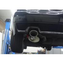 Silenciador final VW Corrado G60 Ø63,5 - 106x71 tipo 45 Fox exhaust