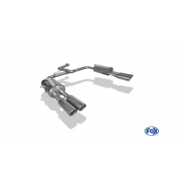 VW Bus T5 / T6 4motion Escape trasero FOX salida derecha / izquierda - 2x88x74 tipo 32 derecha / izquierda