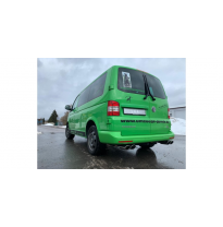 VW Bus T5 / T6 4motion Escape trasero FOX salida derecha / izquierda - 2x115x85 tipo 32 derecha / izquierda
