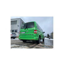 VW Bus T5 / T6 4motion Escape trasero FOX salida derecha / izquierda - 160x80 tipo 53 derecha / izquierda