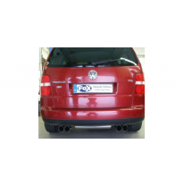 Escape FOX VW Touran escape final salida duplex - 2x76 18 duplex