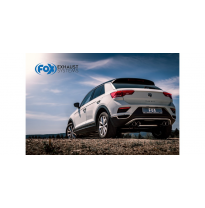 VW T-Rock - Escape trasero FOX de tracción delantera derecha / izquierda - 2x90 tipo 25 derecha / izquierda