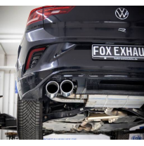 Sistema de escape parcial VW T-Roc R 4motion de OPF - 2x100 Tipo 47 derecho Fox exhaust