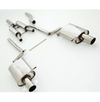 Catback-System De 70 Mm Con Salida De Escape Izquierdo Y Derecho Friedrich Audi A4 B6 (8e/8h) Quattro  Año: 2000-2004 Sedan &amp; Av