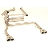 Catback-System De 70 Mm Con Salida De Escape Izquierdo Y Derecho Friedrich Opel Astra J Sportstourer  Desde Año: 2010  1.4l Turb