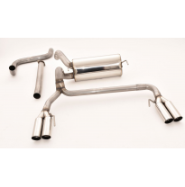 Catback-System De 70 Mm Con Salida De Escape Izquierdo Y Derecho Friedrich Opel Zafira Tourer  Desde Año: 01/2012  1.6l Sidi Tur