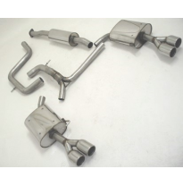 Catback-System De 70 Mm Con Salida De Escape Izquierdo Y Derecho Friedrich Ford Mondeo (Ba7)  Año: 05/2010-08/2014 Hatchback  2.