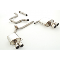 Catback-System De 70 Mm Con Salida De Escape Izquierdo Y Derecho Friedrich Ford S-Max  Año: 2008-05/2010  2.2l Tdci 129kw