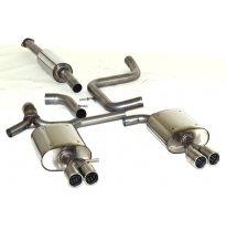 Catback-System De 70 Mm Con Salida De Escape Izquierdo Y Derecho Friedrich Ford S-Max  Desde Año: 05/2010  2.0l Ecoboost 149/176