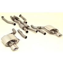 Catback-System De 70 Mm Con Salida De Escape Izquierdo Y Derecho Friedrich Bmw 6er E63  Año: 2004-08/2007 Coupe  645ci 245kw / 6