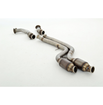 Downpipe De 2x70 Mm Con Catalizador Hjs De 200 Celdas Friedrich Bmw 3er F80  Año: 04/2014-05/2018 Sedan  M3 3.0l Bi-Turbo 317kw