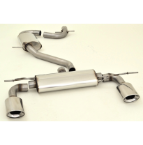 Catback-System De 70 Mm Con Salida De Escape Izquierdo Y Derecho Friedrich Vw Golf V Plus  Año: 2005-2009 2wd  1.4l 16v 55/59kw