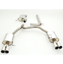 Catback-System De 70 Mm Con Salida De Escape Izquierdo Y Derecho Friedrich Skoda Octavia Rs 1z  Desde Año: 2005 Sedan &amp; Combi  2