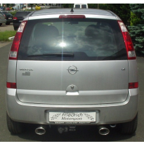 Escape Trasero Con Salida De Escape Izquierdo Y Derecho Friedrich Opel Meriva a  Año: 2003-2010  1.3l Cdti 55 Kw / 1.4l 16v 66kw