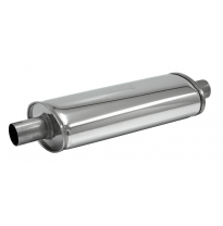 Silenciador Universal De 1 3/4 &quot;&quot; Medio &quot; Friedrich Longitud: 420 Mm / Diámetro: 165/100 Mm Ovalado