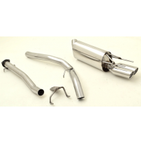 Sistema De Catback Racing De 63,5 Mm Friedrich Opel Calibra  Año: 90-97 (No Automatico)  2.0l 85kw / 2.0l 16v 110kw (2wd Hasta A