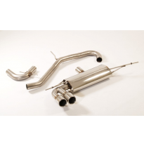 Sistema De Catback Racing De 63,5 Mm Friedrich Vw Golf V  Año: 2003-2008 2wd  1.4l 16v 55/59kw / 1.4l Fsi 66kw / 1.4l Tsi 90/103