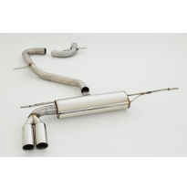 Sistema De Catback Racing De 63,5 Mm Friedrich Vw Golf Vi Cabrio  Desde Año: 06/2011 2wd  1.2l Tsi 63/77kw / 1.4l Tsi 90/118kw /