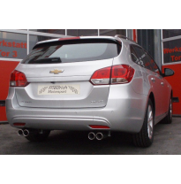Sistema De Catback De 63,5 Mm Con Salida De Escape Izquierdo Y Derecho Friedrich Chevrolet Cruze Station Wagon  Desde Año: 2012