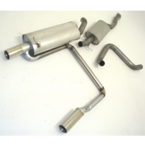 Sistema De Catback De 63,5 Mm Con Salida De Escape Izquierdo Y Derecho Friedrich Ford Escort  Año: 90-10/92 Hatchback &amp; Cabrio