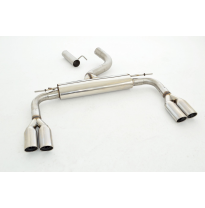 Escape Trasero De 76 Mm Con Salida De Escape Izquierdo Y Derecho Friedrich Audi A3 8v Sedan Quattro  Desde Año: 2013  1.8l Tfsi