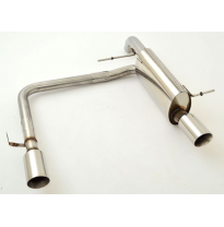 Escape Trasero Con Salida De Escape Izquierdo Y Derecho Friedrich Ford Fiesta Ja8  Año: 10/2008-12/2012  1.4l Tdci 51kw / 1.6l T