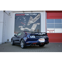 Escape Trasero De 76 Mm Con Salida De Escape Izquierdo Y Derecho Friedrich Ford Mustang Vi Coupe &amp; Cabrio  Desde Año: 06/2017  5