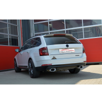 Escape Trasero De 76 Mm Con Salida De Escape Izquierdo Y Derecho Friedrich Skoda Octavia 5e  Desde Año: 2013 (Incluido Facelift)