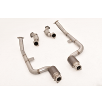 Downpipe De 2x70 Mm Con Catalizador Hjs De 200 Celdas Friedrich Kia Stinger  Año: 10/2017-08/2018 2wd Und Awd  3.3l T-Gdi 272kw