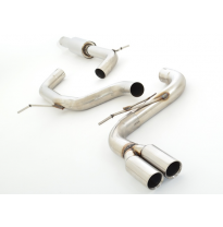 Sistema De Catback De 76 Mm Friedrich Audi A3 8v Sedan 2wd  Desde Año: 2013  2.0l Tdi 110/135kw