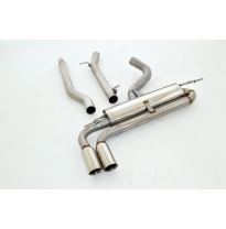 Sistema De Catback De 76 Mm Friedrich Audi A3 8v Sedan Quattro  Desde Año: 2013  2.0l Tdi 110/135kw