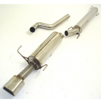 Sistema De Catback De 76 Mm Friedrich Opel Astra H Twintop  Desde Año: 2006  1.6l Turbo 132kw / 2.0l Turbo 125/147kw